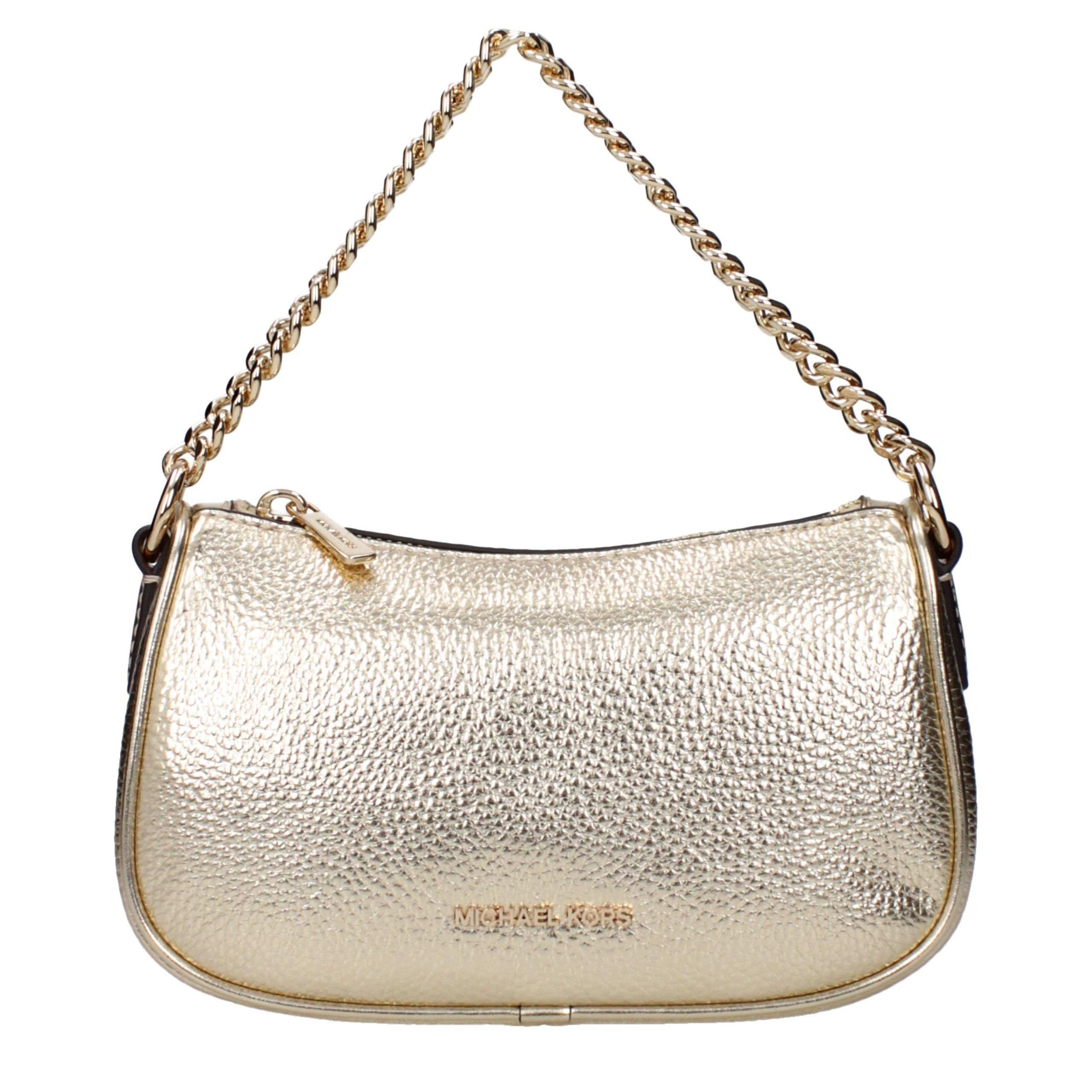 Michael Kors goldene Lederhandtasche