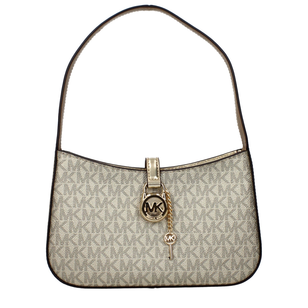 Michael Kors Handtasche aus goldenem Stoff