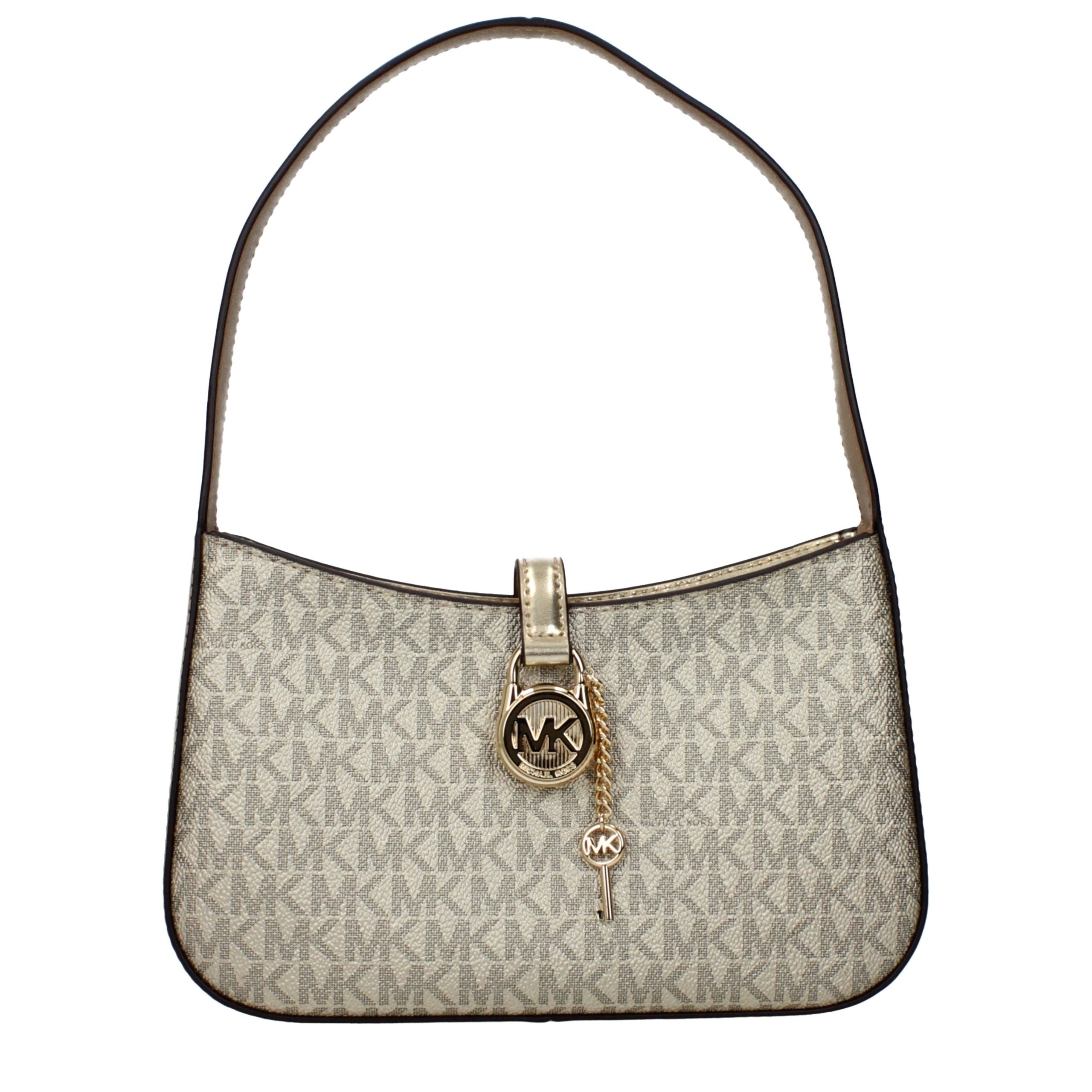 Michael Kors Handtasche aus goldenem Stoff