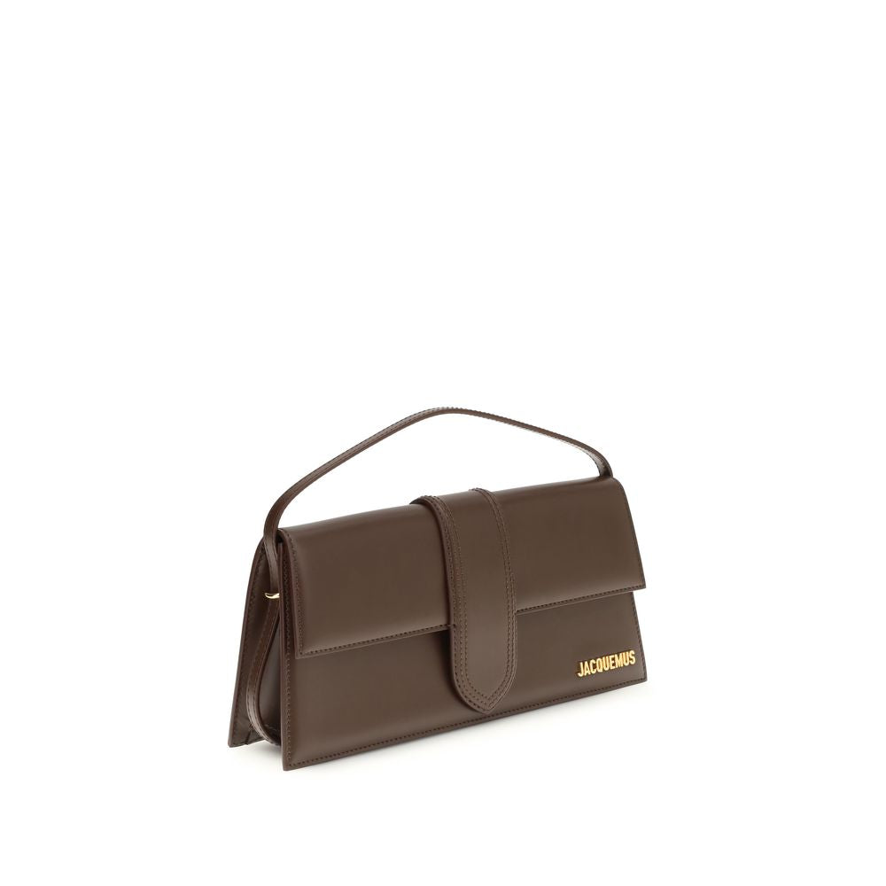 Jacquemus Brown Calf Leather Bos Taurus Shoulder Bag Jacquemus Xosier