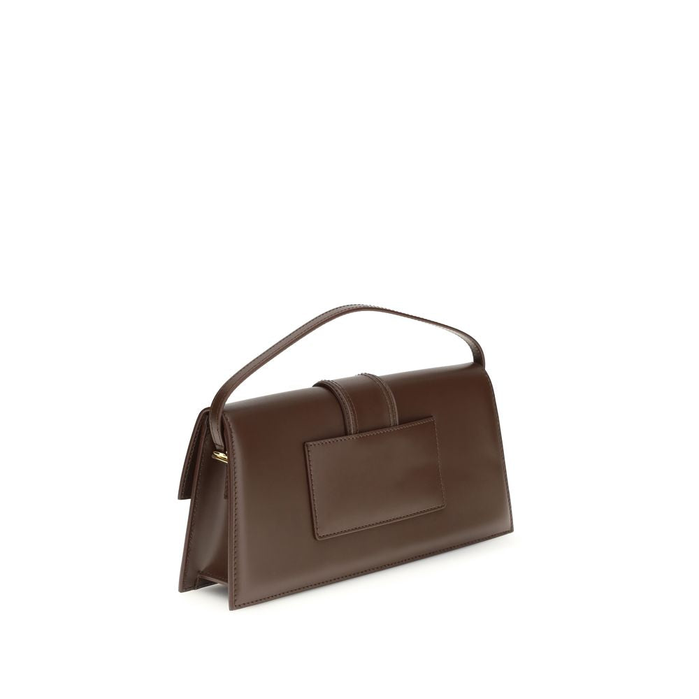 Jacquemus Brown Calf Leather Bos Taurus Shoulder Bag Jacquemus Xosier