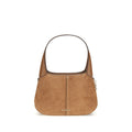 Beige Calf Leather Bos Taurus Shoulder Bag