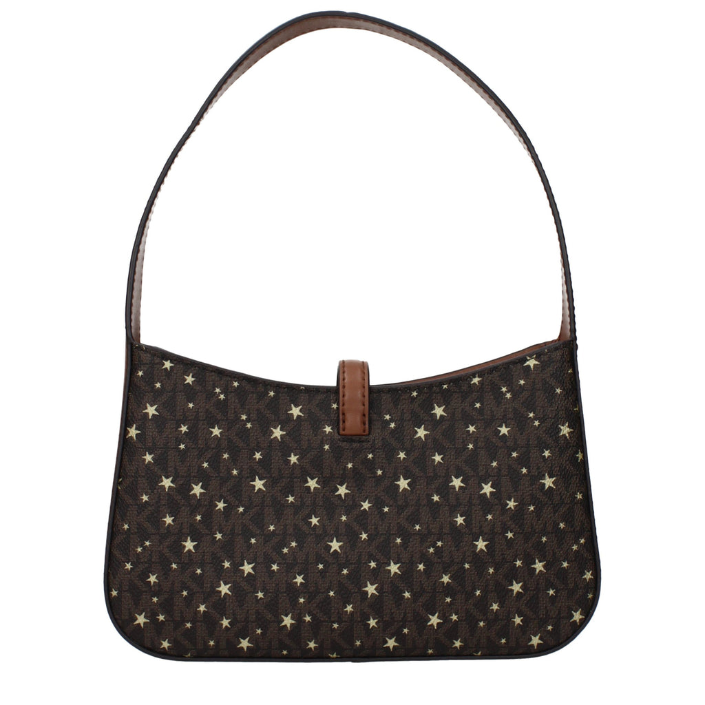 Brown Fabric Handbag