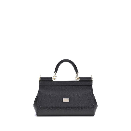 Black Calf Leather Bos Taurus Handbag