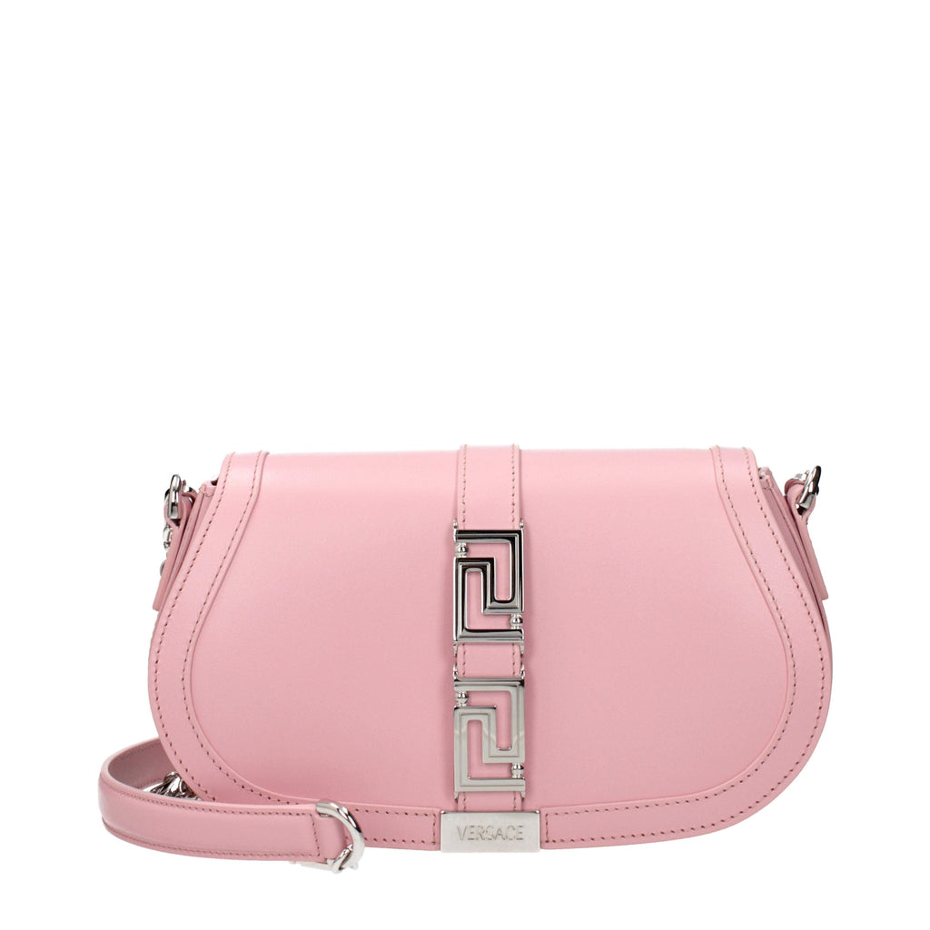 Versace Pink Leather Shoulder Bag Versace Xosier