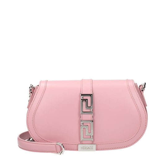 Versace Pink Leather Shoulder Bag Versace Xosier