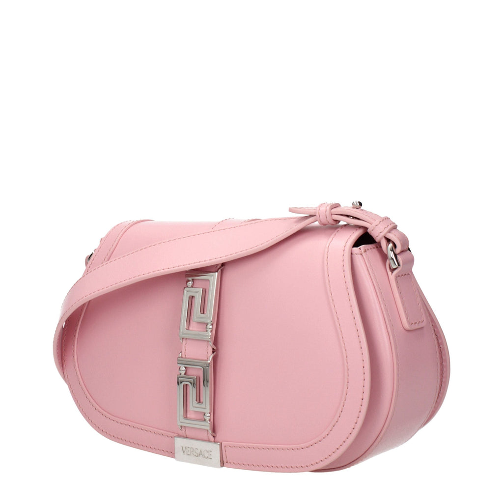 Versace Pink Leather Shoulder Bag Versace Xosier