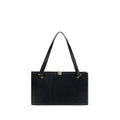 Versace Black Calf Leather Bos Taurus Shoulder Bag Versace Xosier