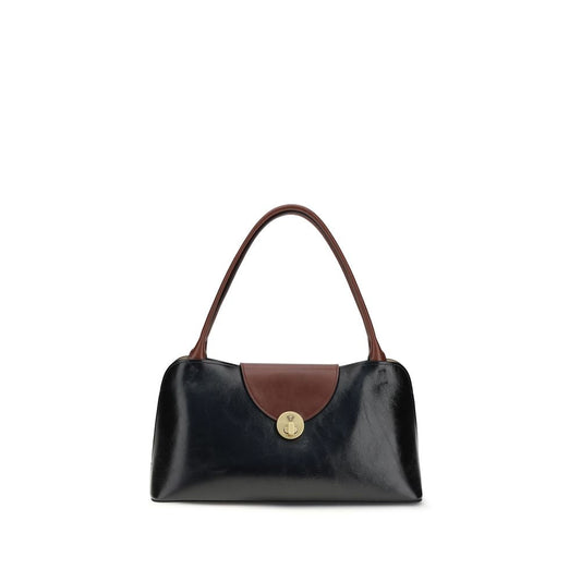 Versace Black Calf Leather Bos Taurus Shoulder Bag Versace Xosier