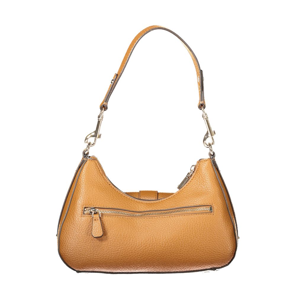 Guess Jeans Marrone Polyurethan Damenhandtasche