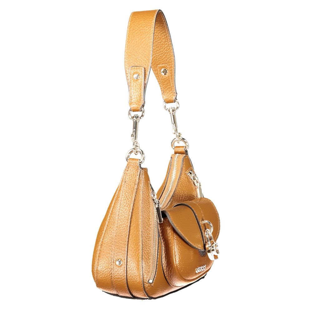Guess Jeans Marrone Polyurethan Damenhandtasche