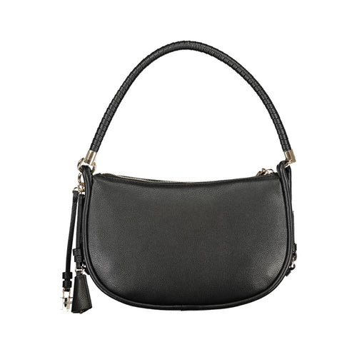 "Nero Polyurethane Women Handbag"