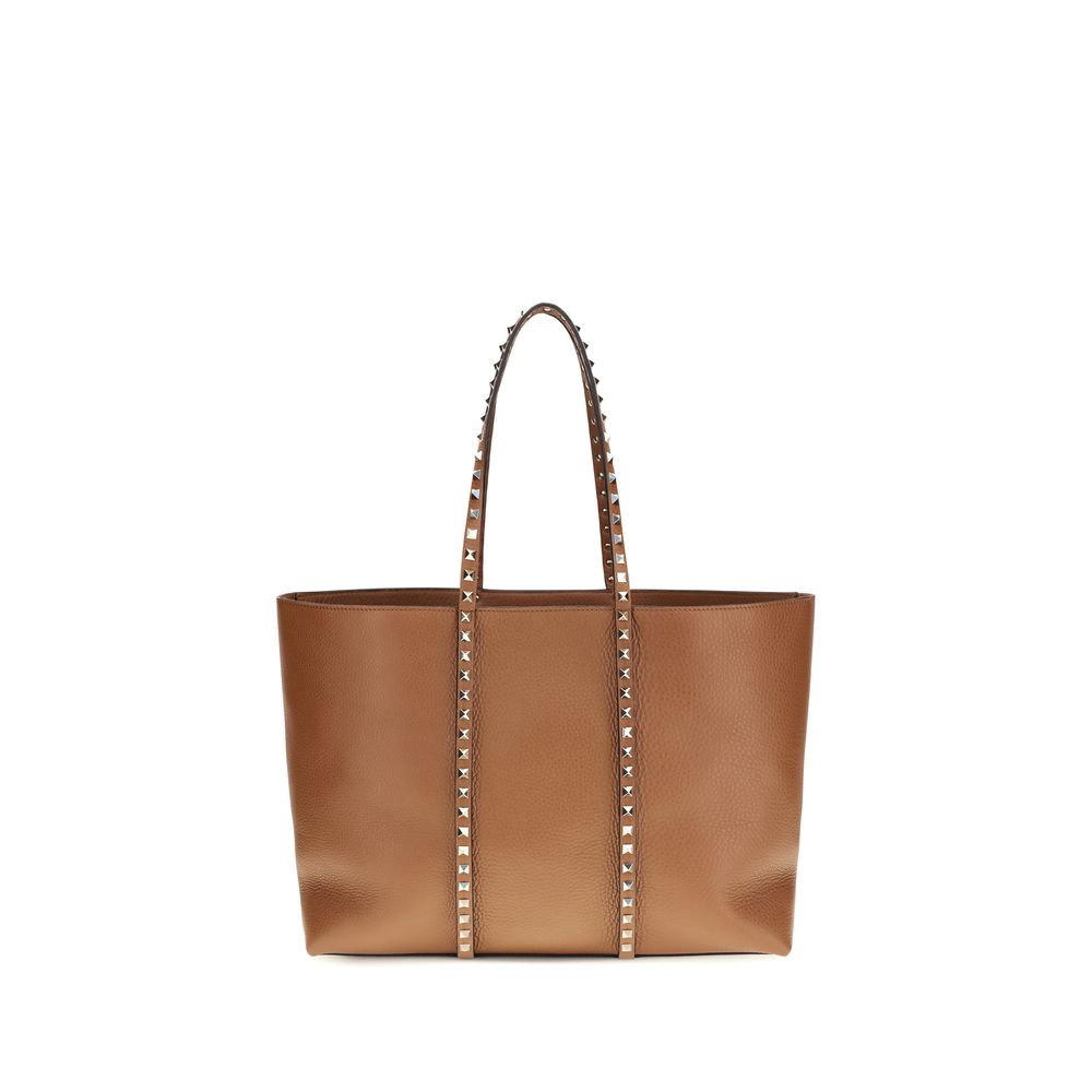 Valentino Garavani Brown Calf Leather Bos Taurus Shoulder Bag Valentino Garavani Xosier
