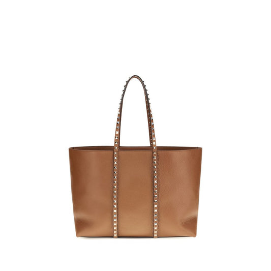 Valentino Garavani Brown Calf Leather Bos Taurus Shoulder Bag Valentino Garavani Xosier