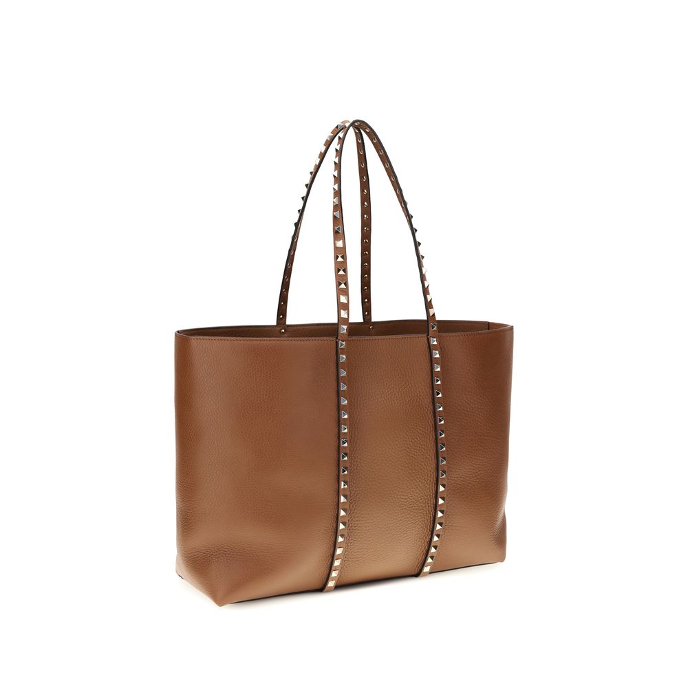 Valentino Garavani Brown Calf Leather Bos Taurus Shoulder Bag Valentino Garavani Xosier