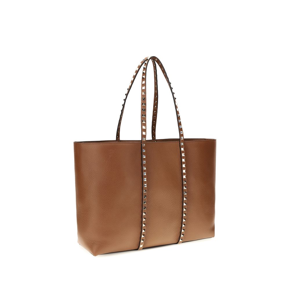 Valentino Garavani Brown Calf Leather Bos Taurus Shoulder Bag Valentino Garavani Xosier