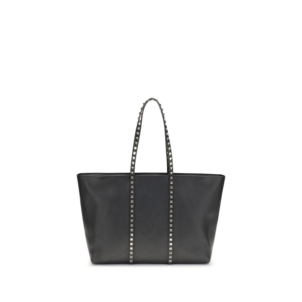 Valentino Garavani Black Calf Leather Bos Taurus Shoulder Bag Valentino Garavani Xosier