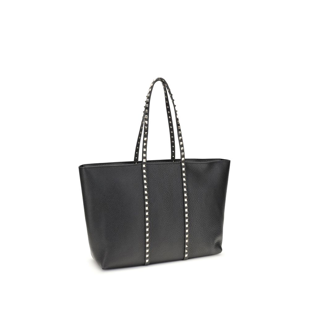 Valentino Garavani Black Calf Leather Bos Taurus Shoulder Bag Valentino Garavani Xosier