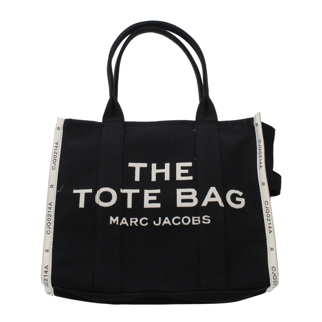 Marc Jacobs Schultertasche aus schwarzem Stoff