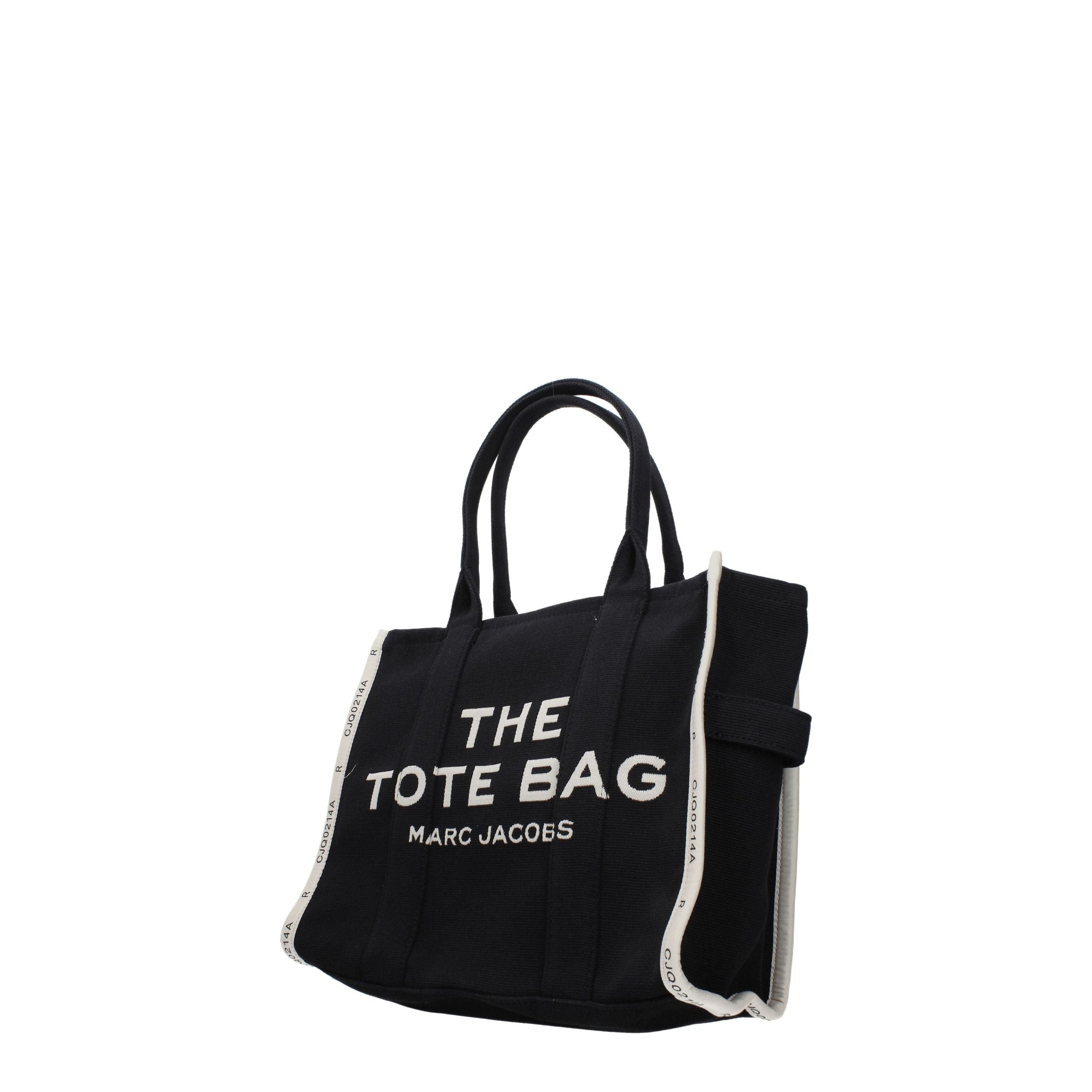 Marc Jacobs Schultertasche aus schwarzem Stoff