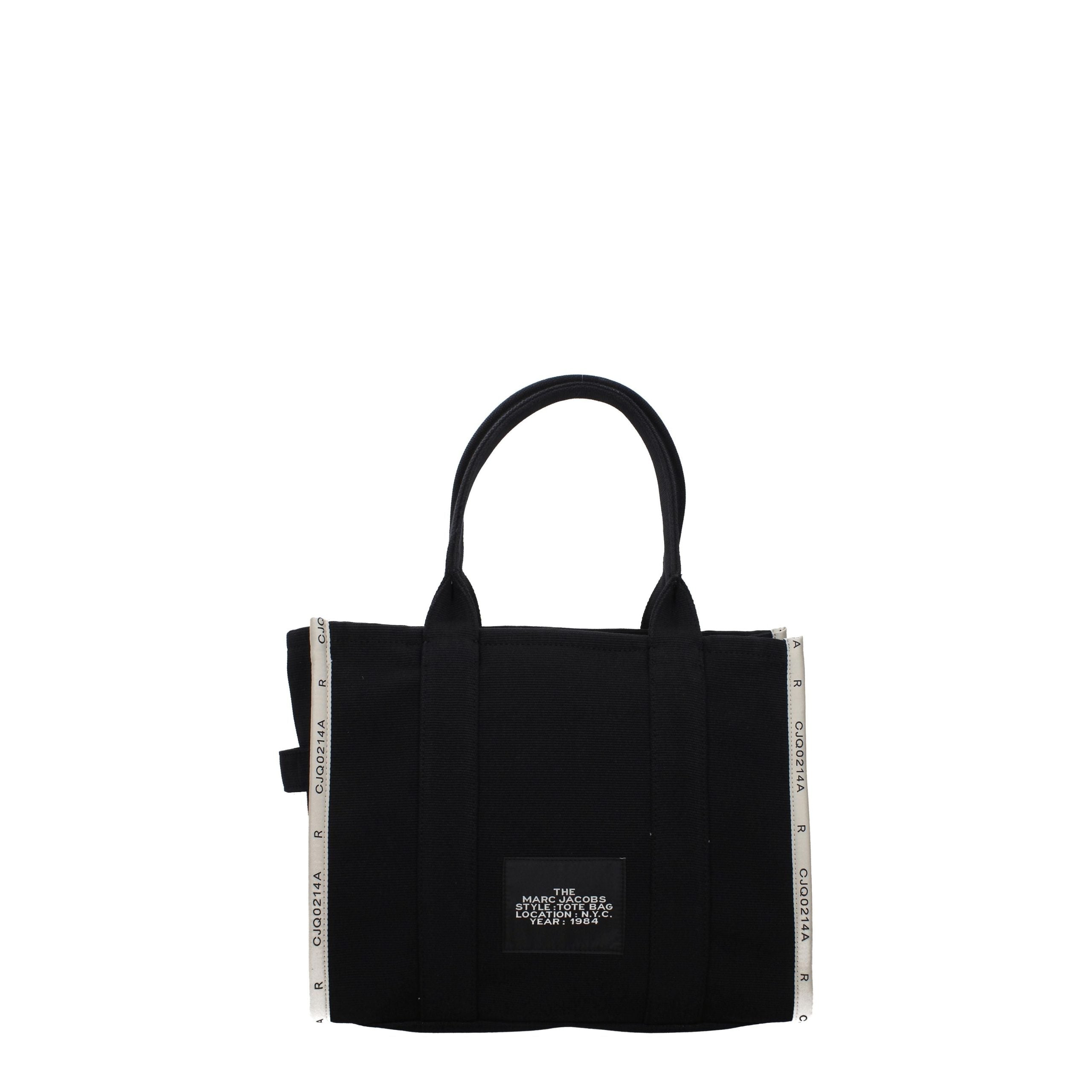 Marc Jacobs Schultertasche aus schwarzem Stoff