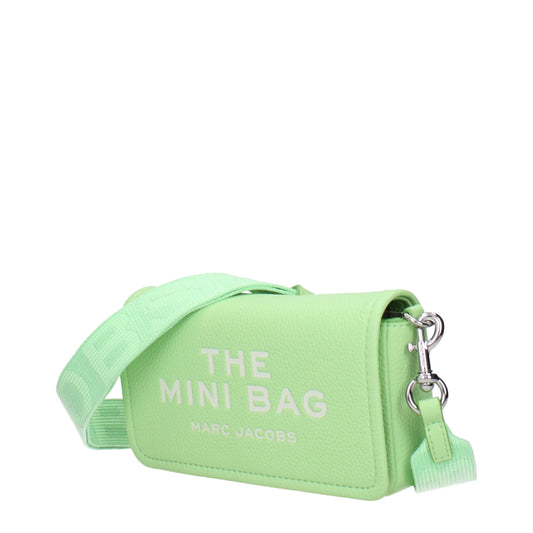 Green Leather Crossbody Bag