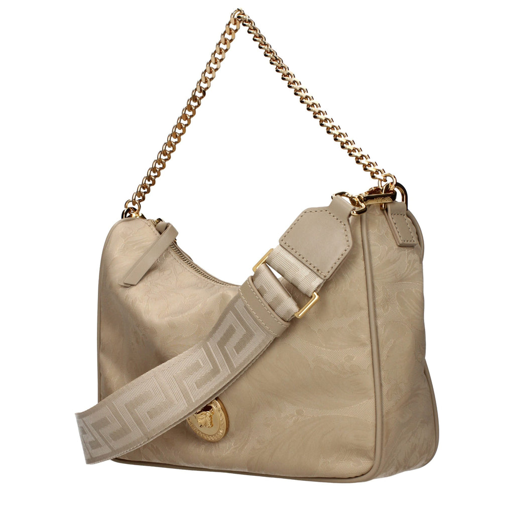 Versace Beige Fabric Handbag Versace Xosier