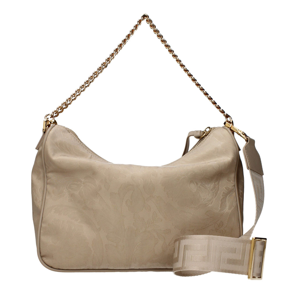 Versace Beige Fabric Handbag Versace Xosier