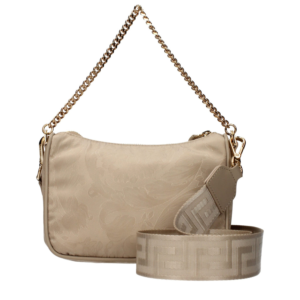 Versace Beige Fabric Handbag Versace Xosier
