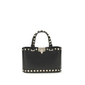 Valentino Garavani Black Calf Leather Bos Taurus Handbag Valentino Garavani Xosier