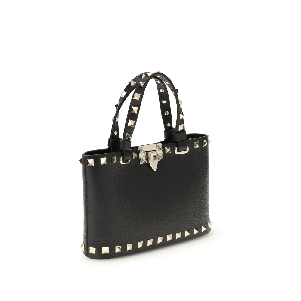 Valentino Garavani Black Calf Leather Bos Taurus Handbag Valentino Garavani Xosier