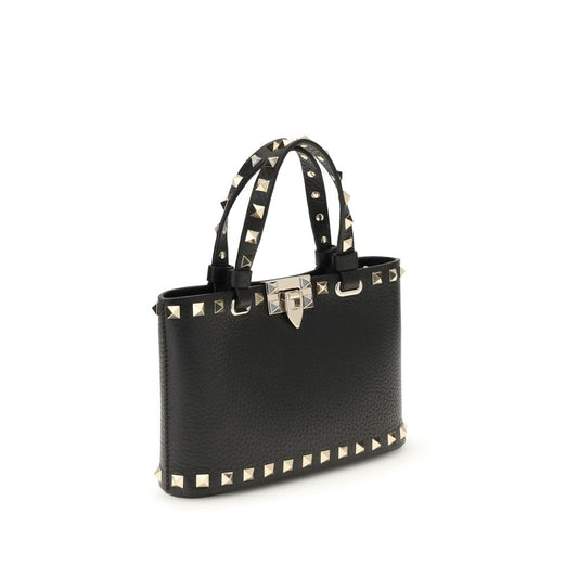 Valentino Garavani Black Calf Leather Bos Taurus Handbag Valentino Garavani Xosier