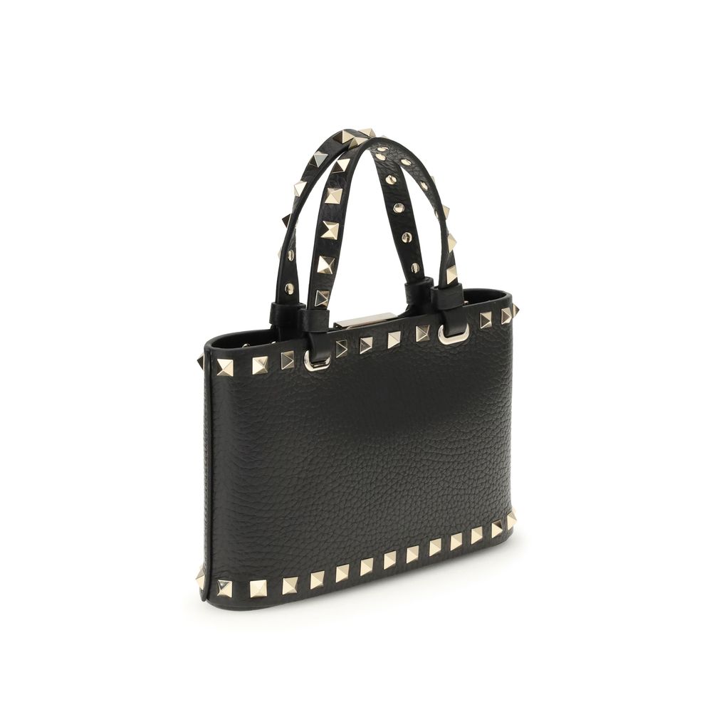 Valentino Garavani Black Calf Leather Bos Taurus Handbag Valentino Garavani Xosier