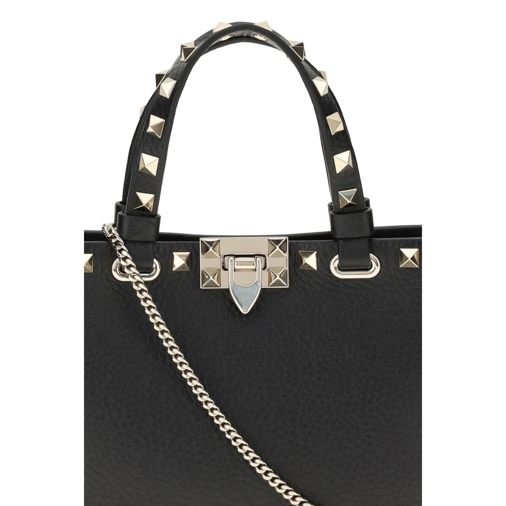 Valentino Garavani Black Calf Leather Bos Taurus Handbag Valentino Garavani Xosier