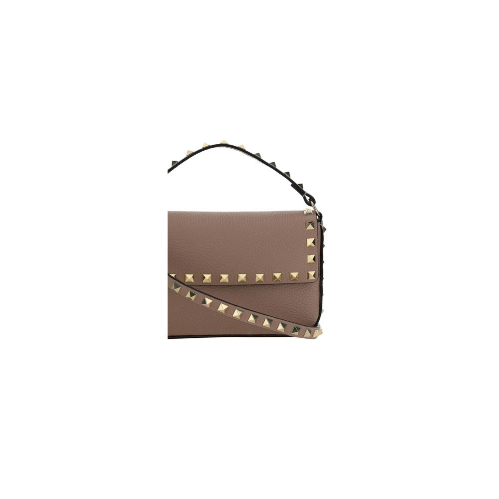 Valentino Garavani Beige Calf Leather Bos Taurus Shoulder Bag Valentino Garavani Xosier