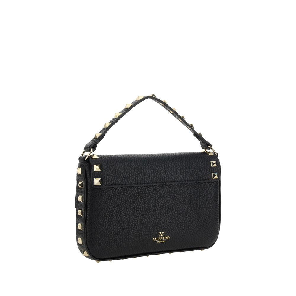 Valentino Garavani Black Calf Leather Bos Taurus Shoulder Bag Valentino Garavani Xosier