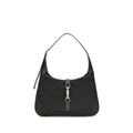 Black Fabric Shoulder Bag