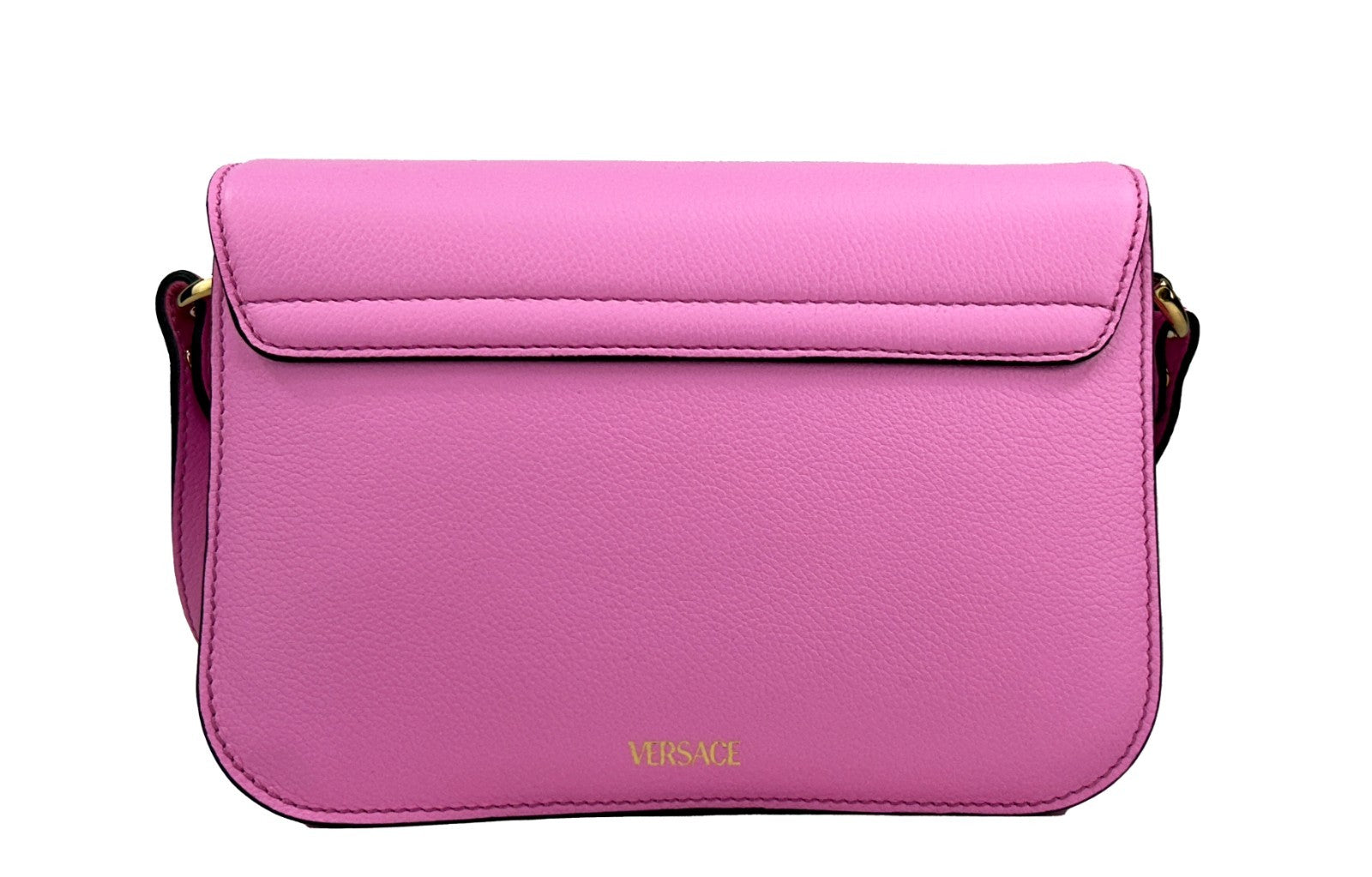 Versace La Medusa Pink Leather Shoulder Crossbody Bag Purse Versace Xosier