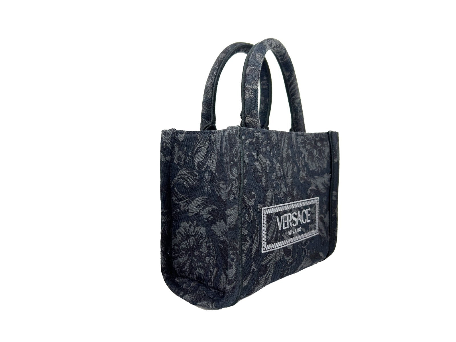 Versace Women'S 'Extra Small Athena' Shopping Bag Black Versace Xosier