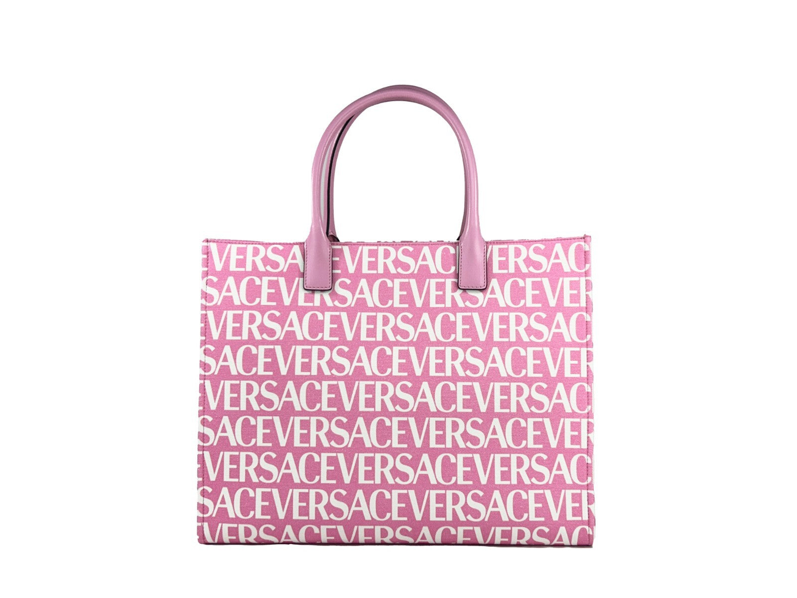 Versace Medusa Large Canvas Large Tote Bag Baby Pink Versace Xosier