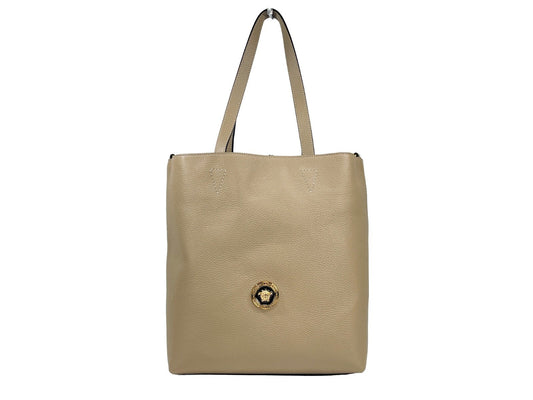 Versace Medusa Large Leather Tote Bag With Pouch Versace Xosier
