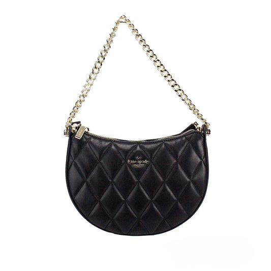Kate Spade Carey Small Black Quilted Leather Zip Top Crossbody Bag Kate Spade Xosier