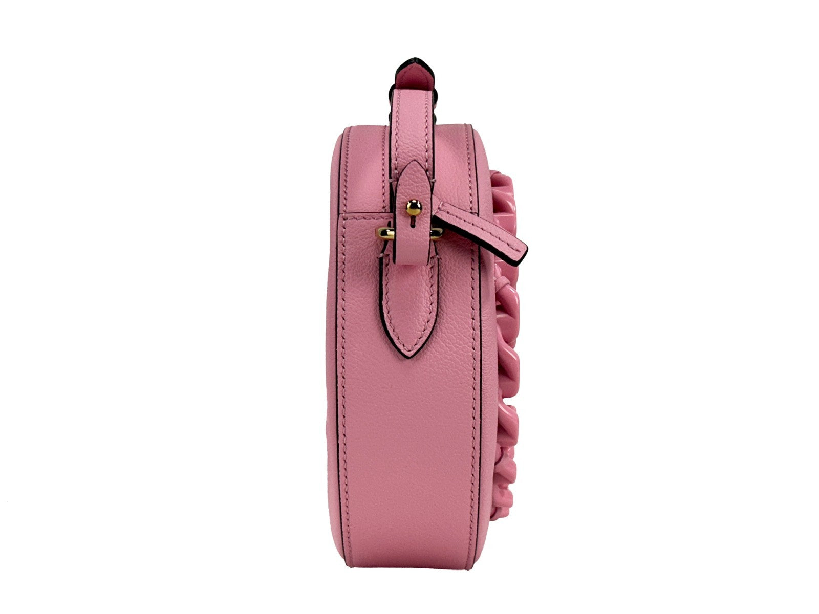 Versace Round Disco Leather Camera Case Crossbody Bag Versace Xosier