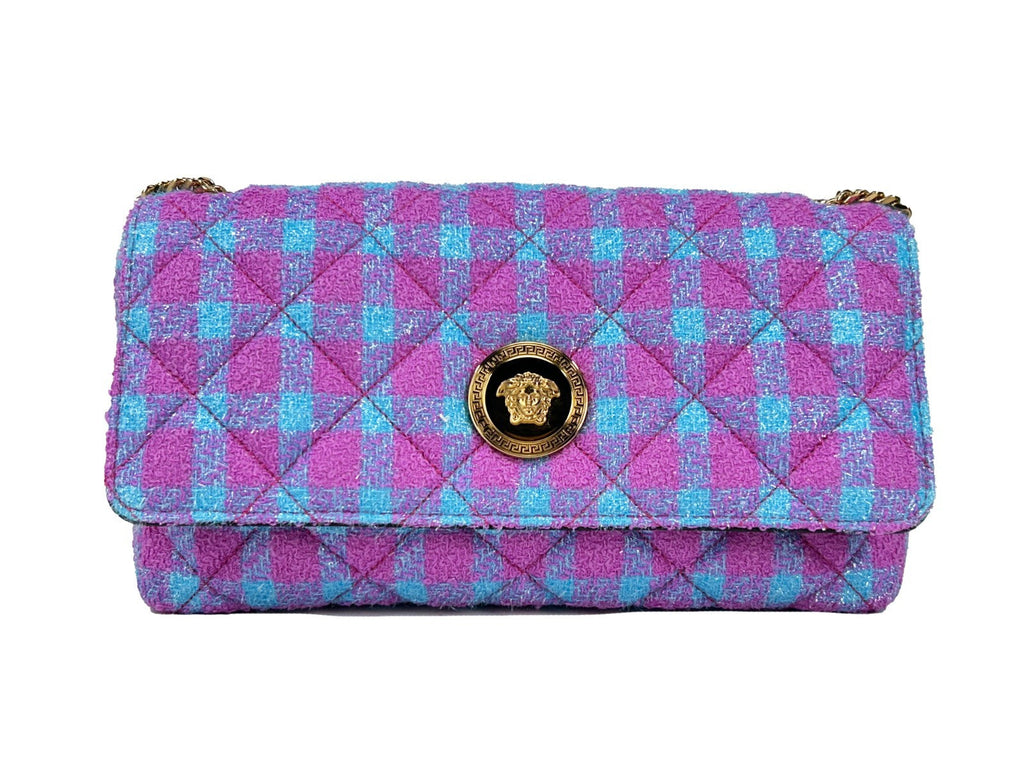 Versace Wool Lurex Medium Shoulder Crossbody Bag Versace Xosier