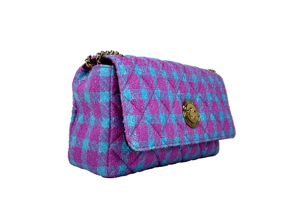 Versace Wool Lurex Medium Shoulder Crossbody Bag Versace Xosier