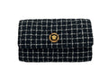 Versace Wallet On A Chain Fabric Black Crossbody Bag Versace Xosier