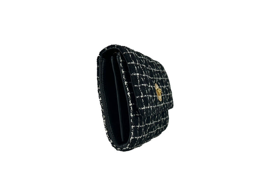 Versace Wallet On A Chain Fabric Black Crossbody Bag Versace Xosier
