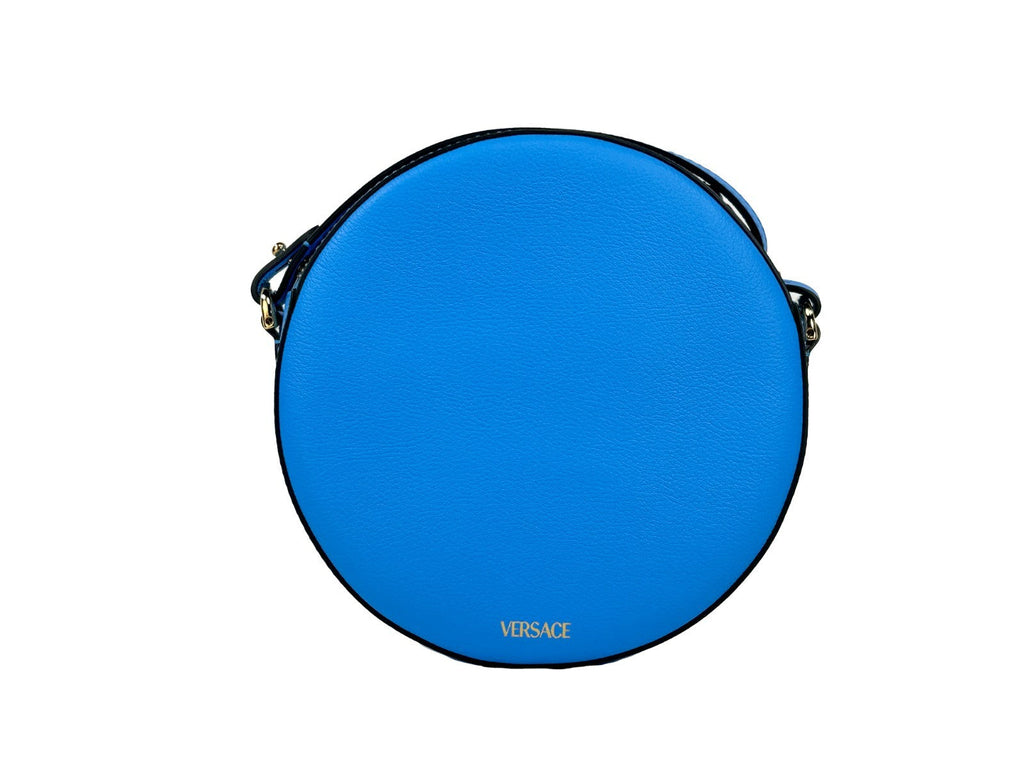Versace Round Disco Leather Camera Case Crossbody Bag Versace Xosier