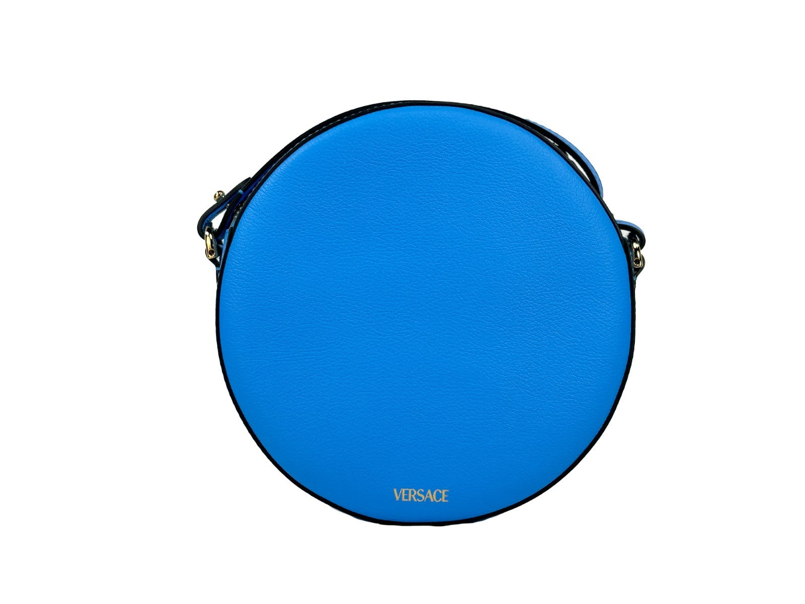 Versace Round Disco Leather Camera Case Crossbody Bag Versace Xosier