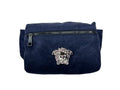 Versace Medusa Navy Nylon Belt Bag Waist Fanny Pack Purse Versace Xosier